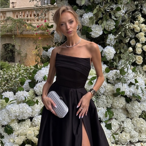 SAU Lee x Revolve Heidi Strapless Gown Long Dress Black NEW with tag - Picture 12 of 15